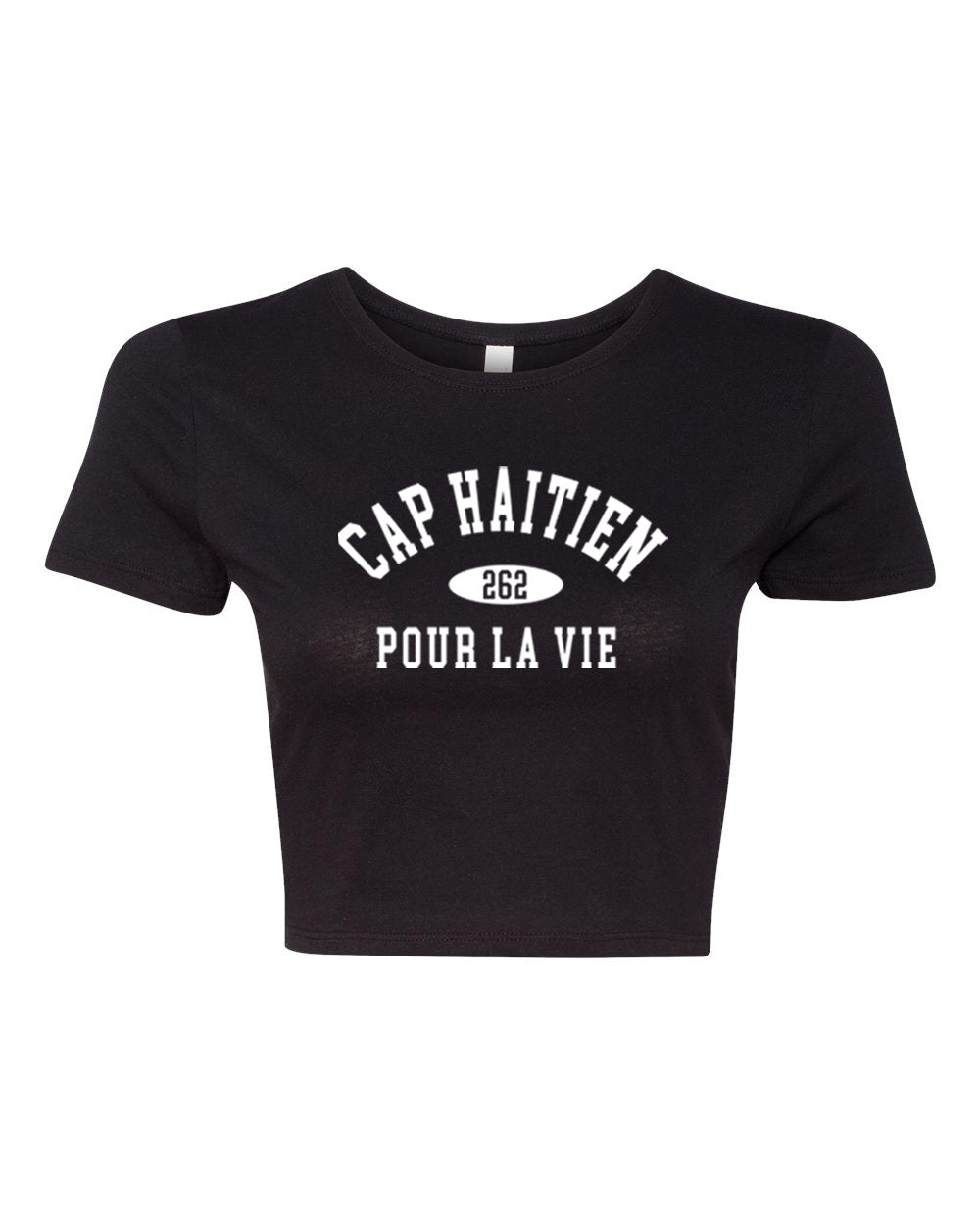 Cap Haitien Pour La Vie Crop T'shirt