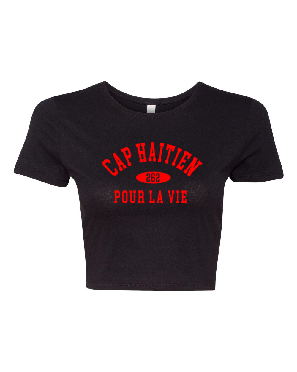 Cap Haitien Pour La Vie Crop T'shirt