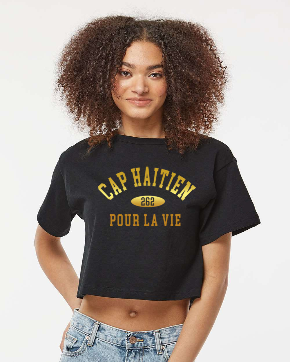 Cap Haitien Pour La Vie Crop T'shirt