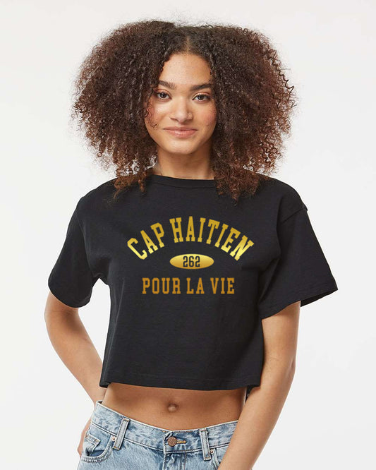 Cap Haitien Pour La Vie Crop T'shirt