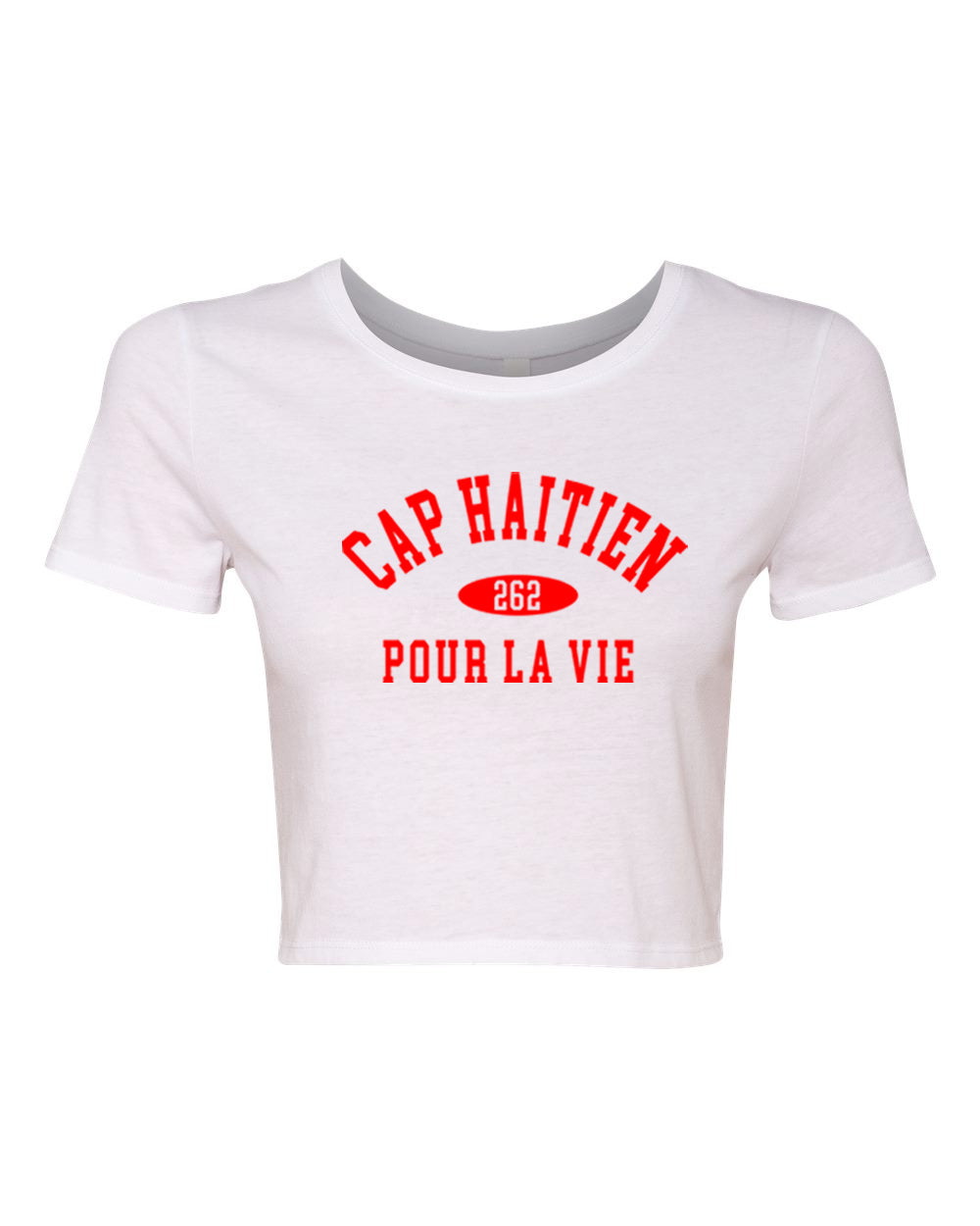 Cap Haitien Pour La Vie Crop T'shirt