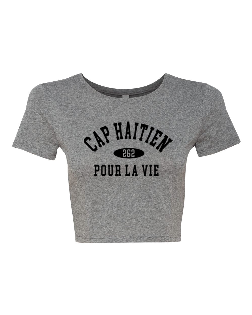 Cap Haitien Pour La Vie Crop T'shirt