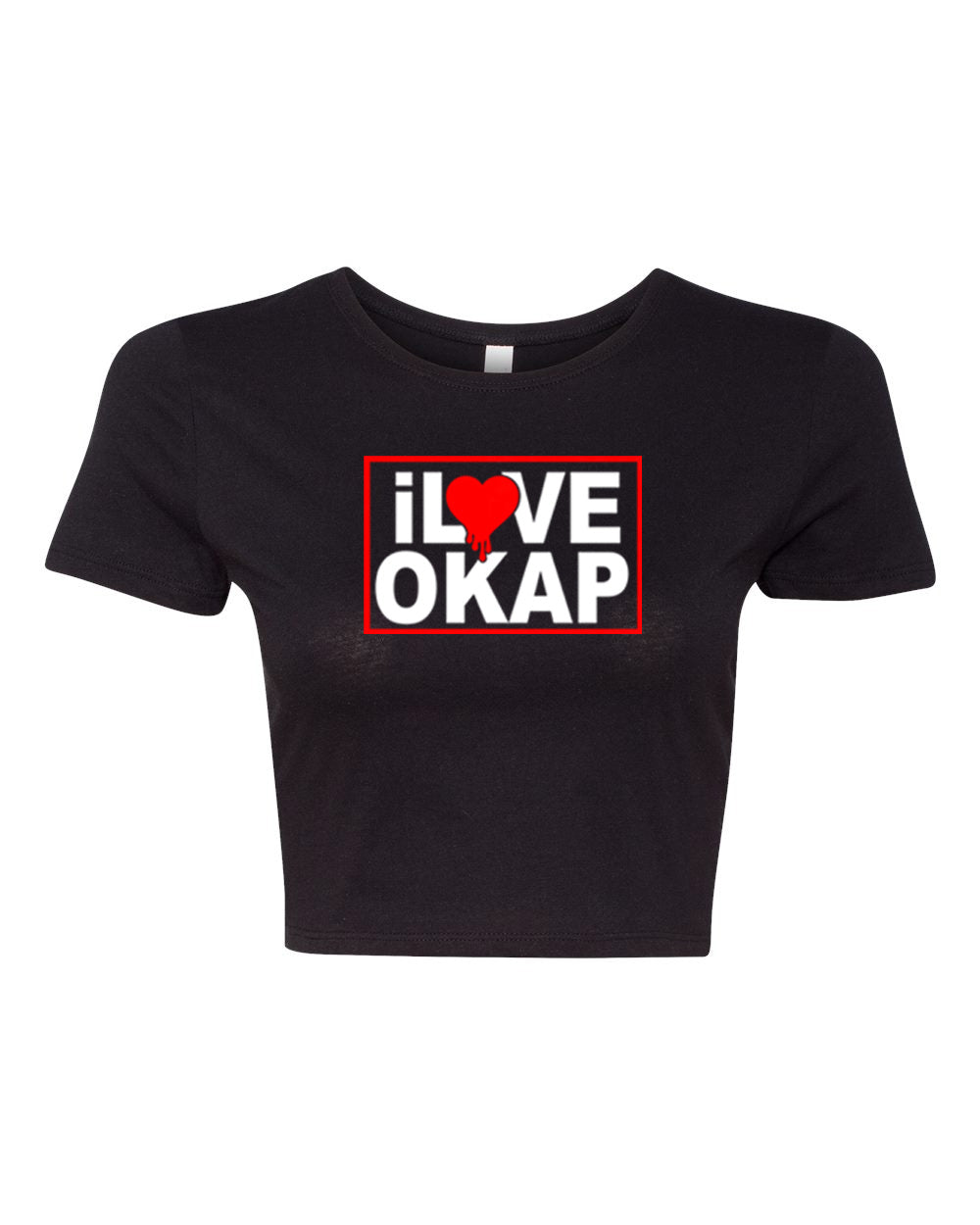 i Love Okap Crop T'shirt