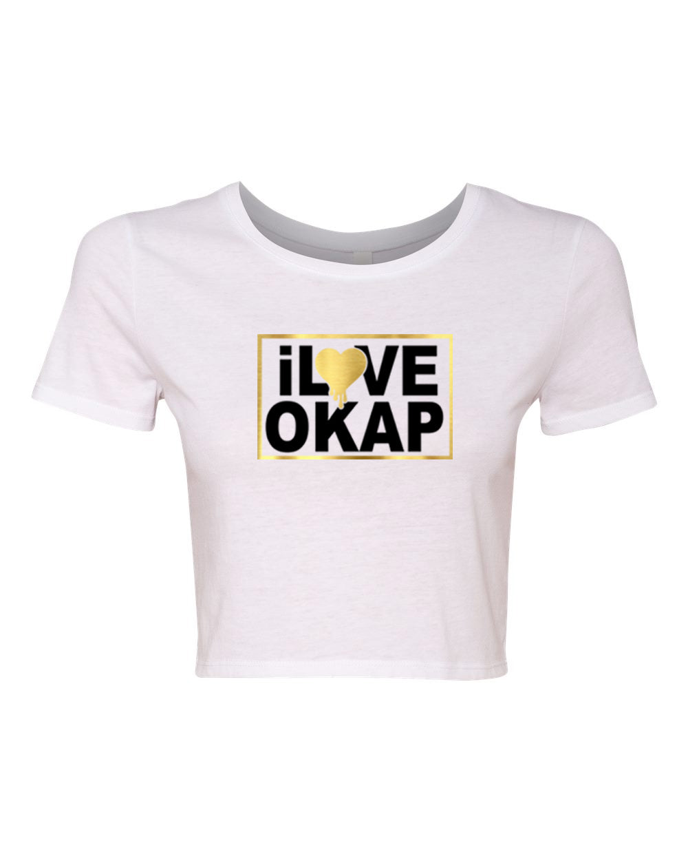 i Love Okap Crop T'shirt