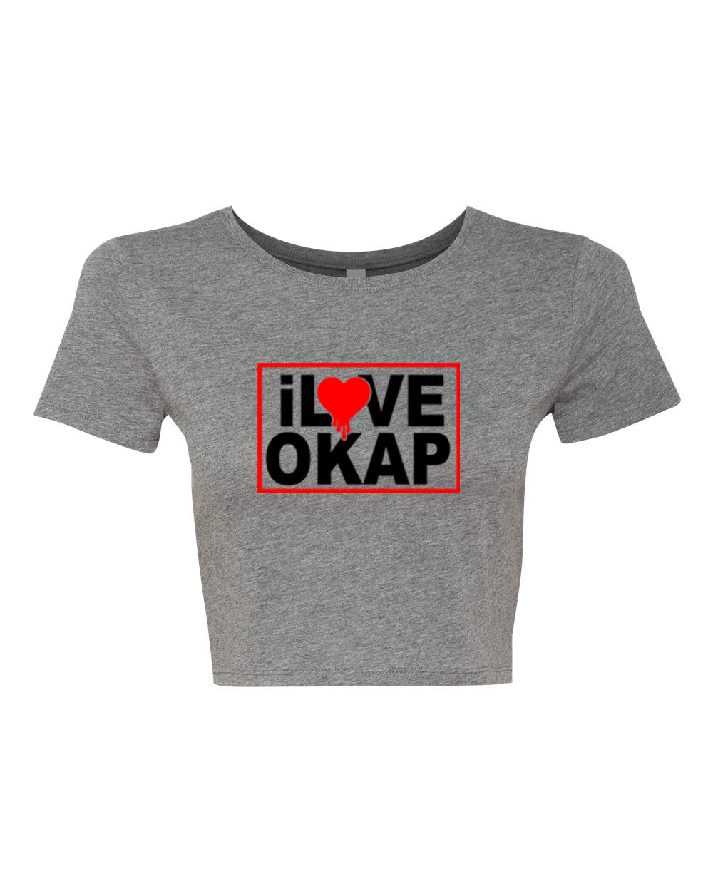 i Love Okap Crop T'shirt