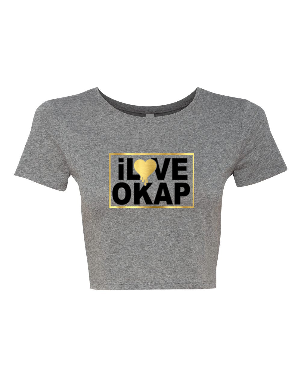 i Love Okap Crop T'shirt