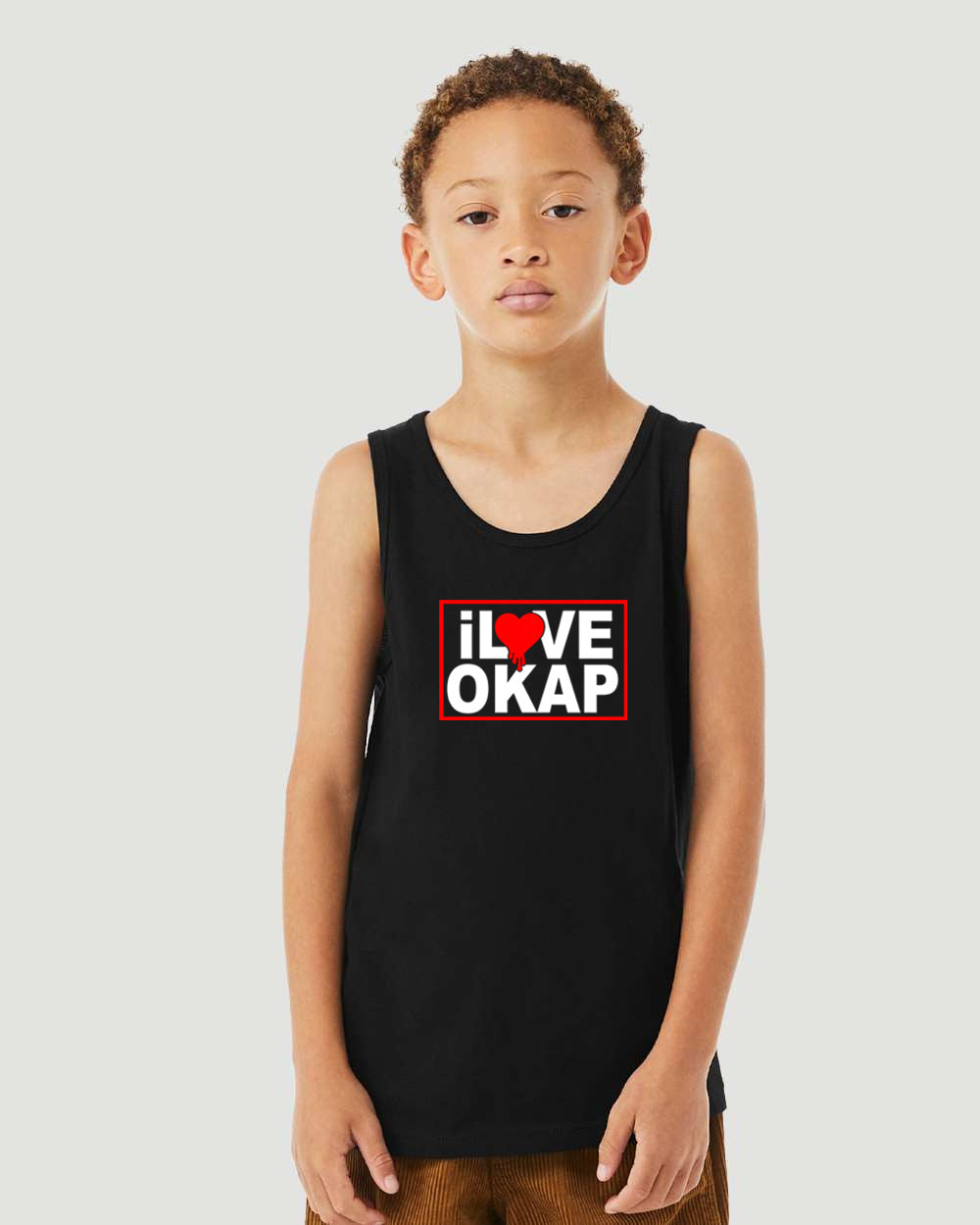 i Love Okap Youth Tank Top