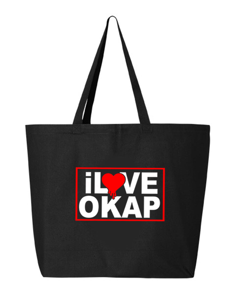 i Love Okap Logo Tote Bag