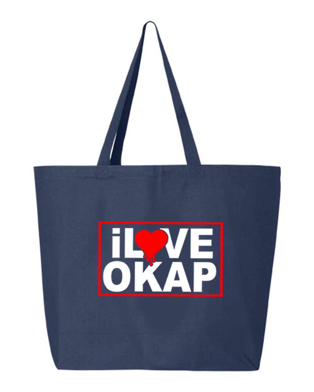 i Love Okap Logo Tote Bag